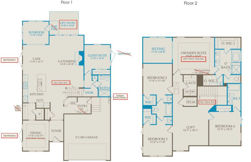 Floor Plan Level 1 & Level 2