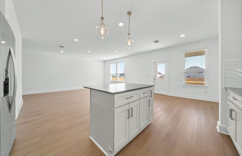 Kitchen Open to the Gathering Space