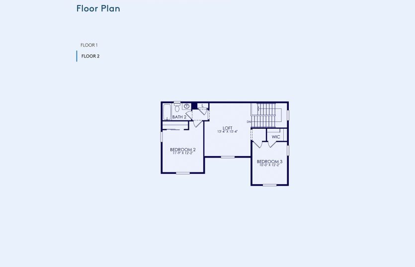 Plan 1 Floor Plan, Quick Move-In Home, Floor