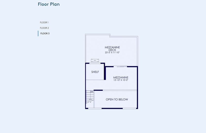Plan 3 Floor Plan, Quick Move-In Home, Floor 3
