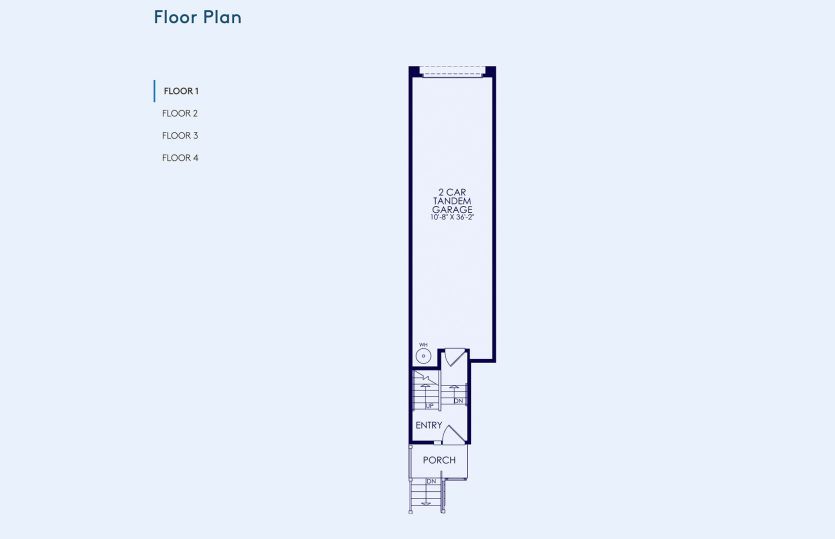 Plan 4 Floor Plan, Quick Move-In Home, Floor 1
