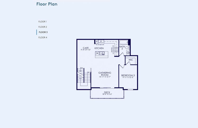 Plan 5 Floor Plan, Quick Move-In Home, Floor 3