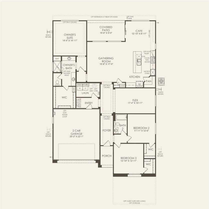 First Floor 3 br / 2 ba