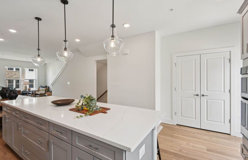 Gourmet Kitchen Open to the Café and Gathering Room - Actual Home