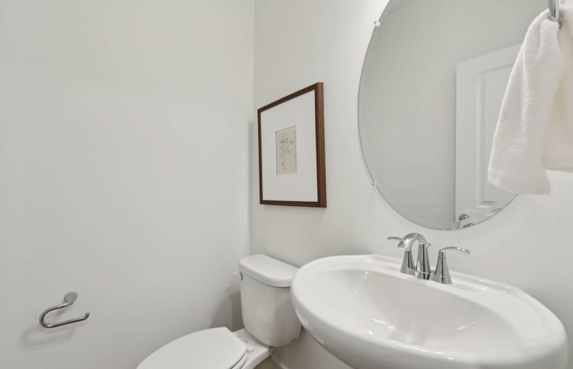 Powder Room - Actual Home
