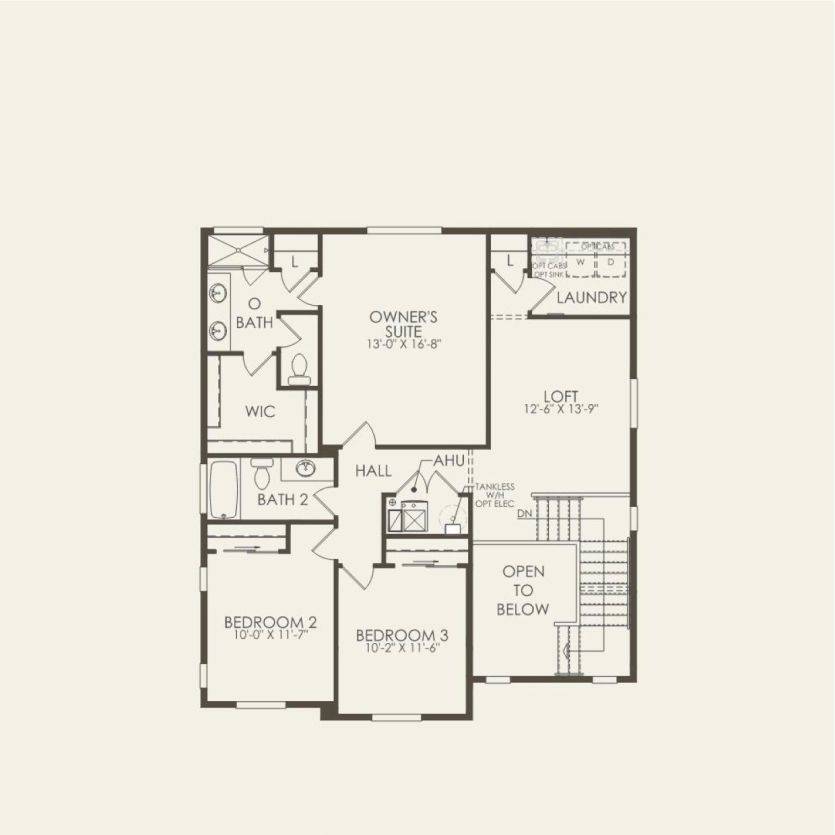 Second Floor 3 br / 2.5 ba