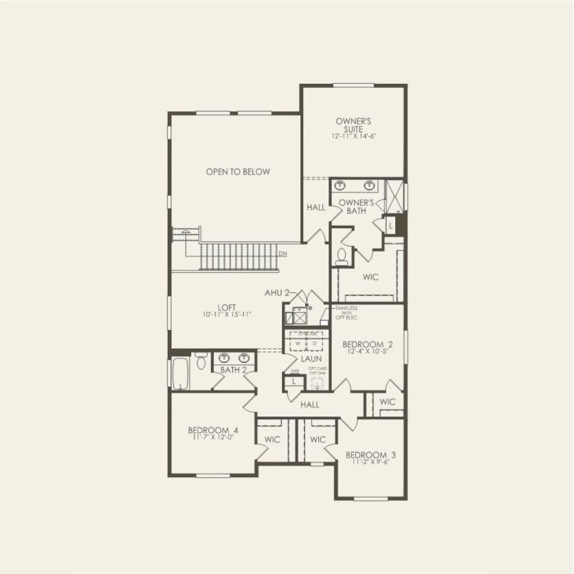 Second Floor 4 br / 2.5 ba