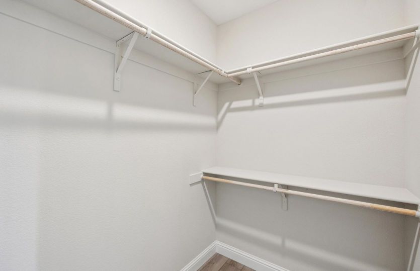 Primary walk-in closet