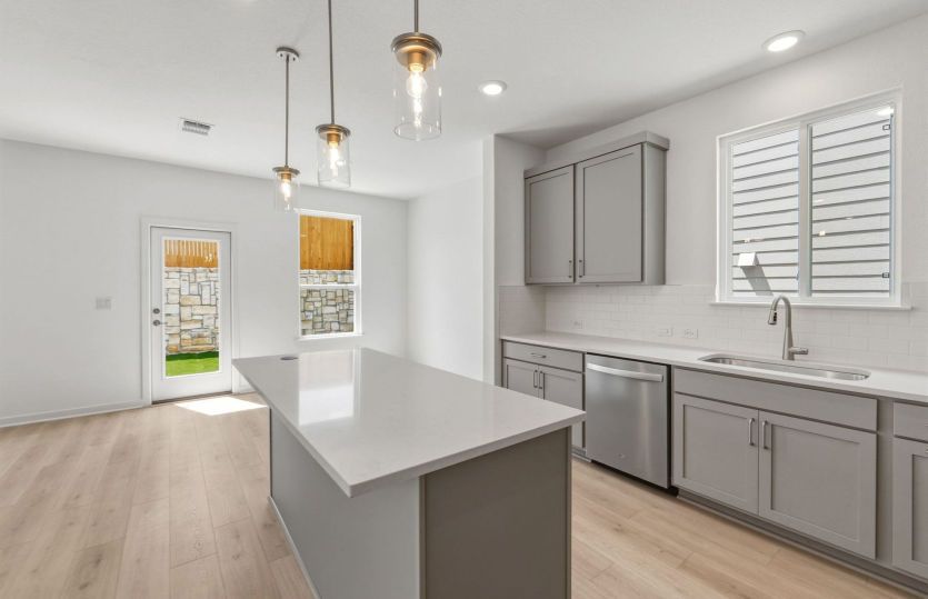 Kitchen Open to the Dining Area