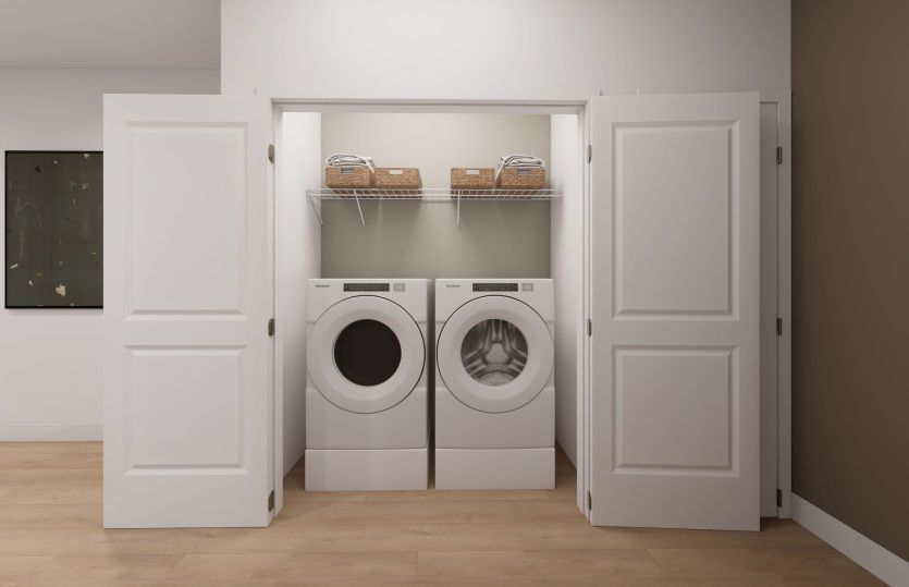 Laundry Room with Additional Storage