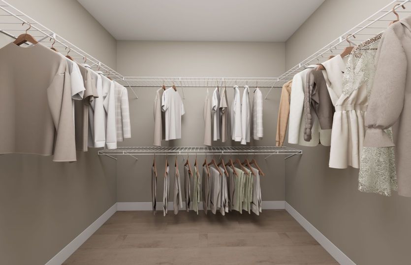 Sizable Walk-In Closet in the Primary Suite