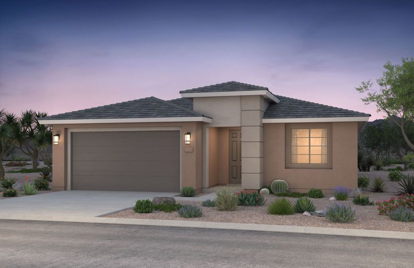 The Barletta shown in Home Exterior C design complete with a modern look and feel.