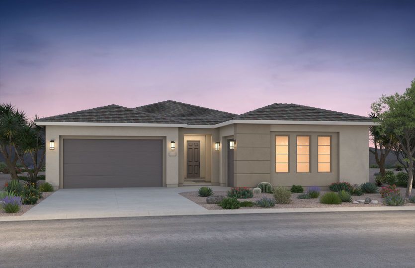 The Coventry II home design shown in the exterior elevation C, a modern option.