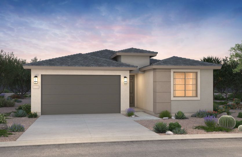 Enjoy a more modern look? Look to the Nectar's C exterior elevation style at Savio Ridge.