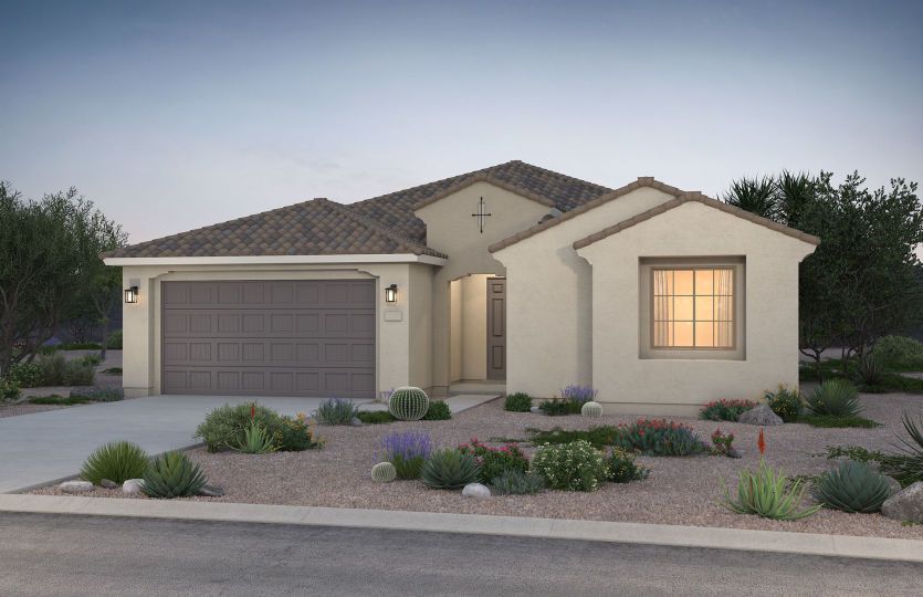 The Parklane home exterior A at Savio Ridge.