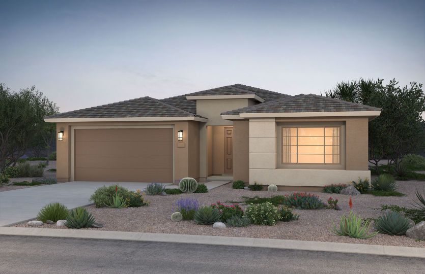 The Parklane home exterior C at Savio Ridge, a great option when you want a modern look and feel.