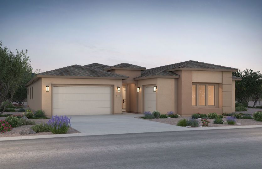 The Patagonia at Savio Ridge shown in the exterior C elevation style, the modern option.