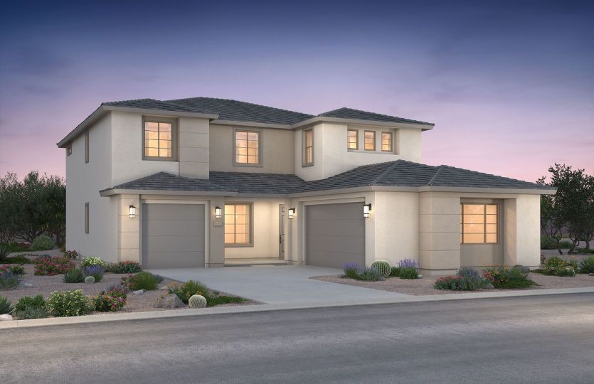 The Starwood shown in the home exterior C option, our most modern design.