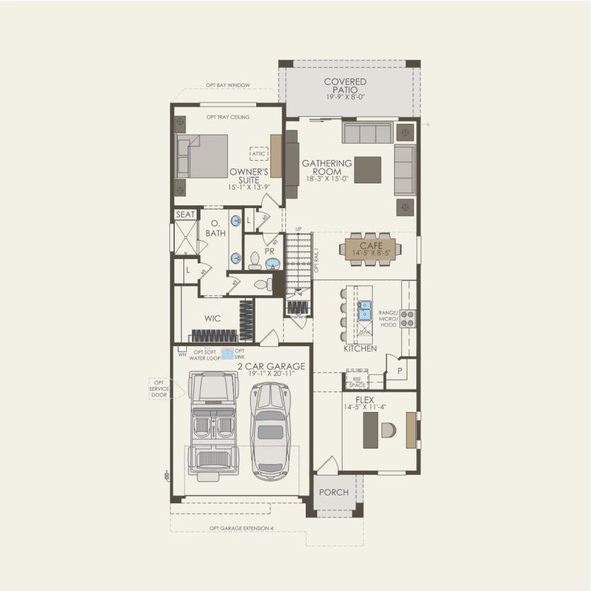 First Floor 4 br / 2.5 ba