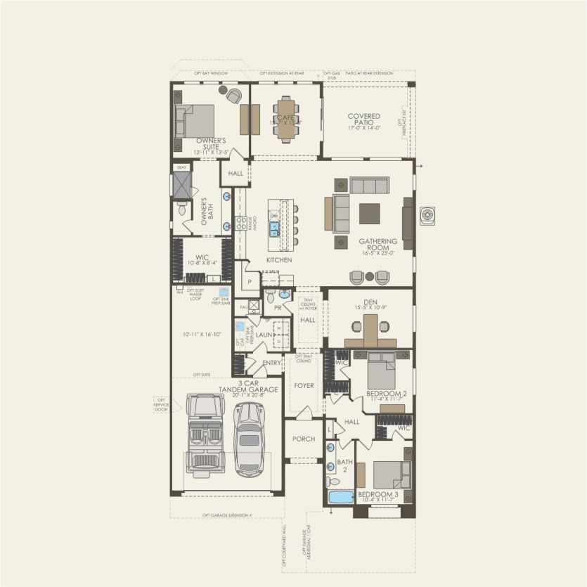 First Floor 3 br / 2.5 ba