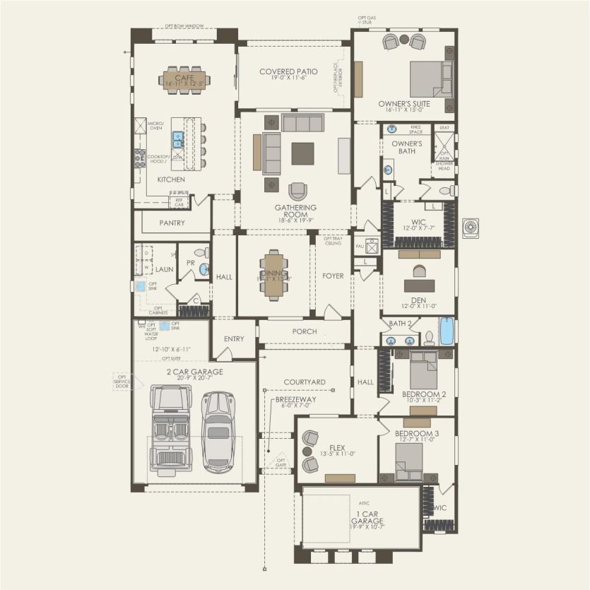 First Floor 3 br / 2.5 ba