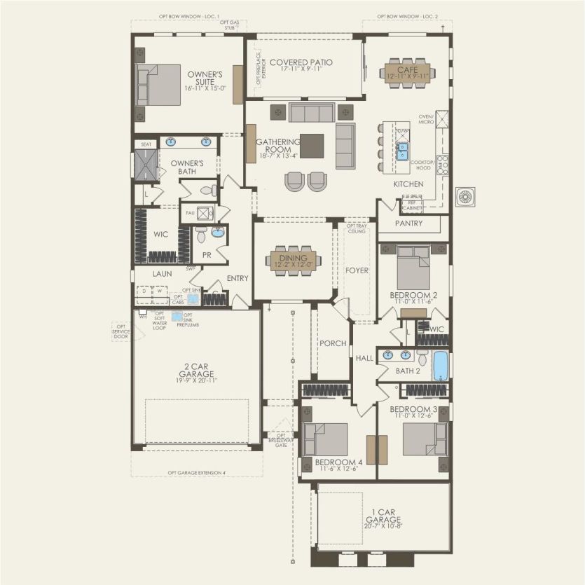 First Floor 4 br / 2.5 ba