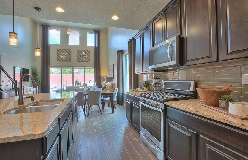 Our professional design team will allow you to design your home with your favorite cabinets, counter