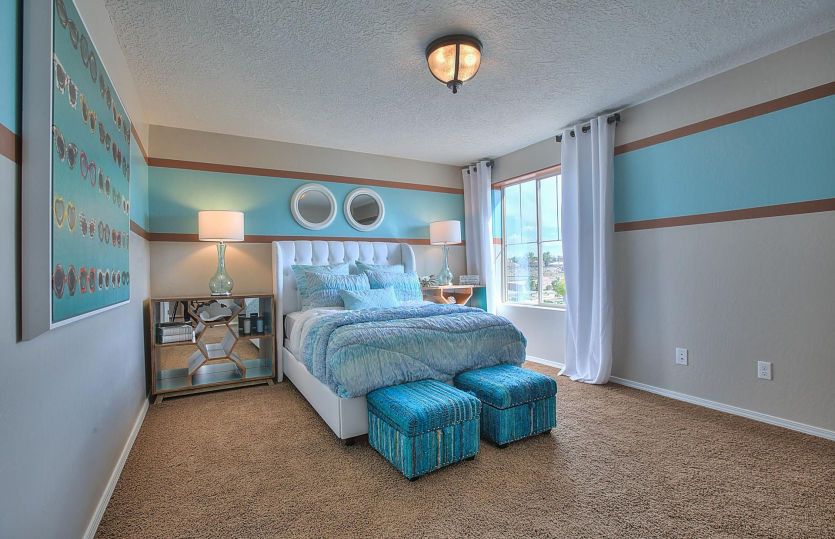 Guest bedroom upstairs can be upgraded to a suite by adding a private bathroom, great for a guest ro