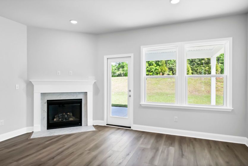 Gathering Room Fireplace