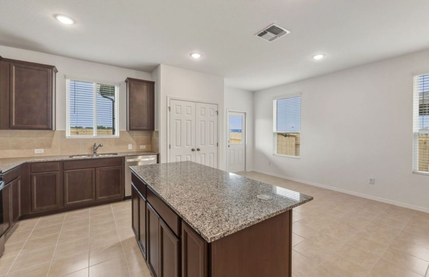 Kitchen Open to the Dining Area