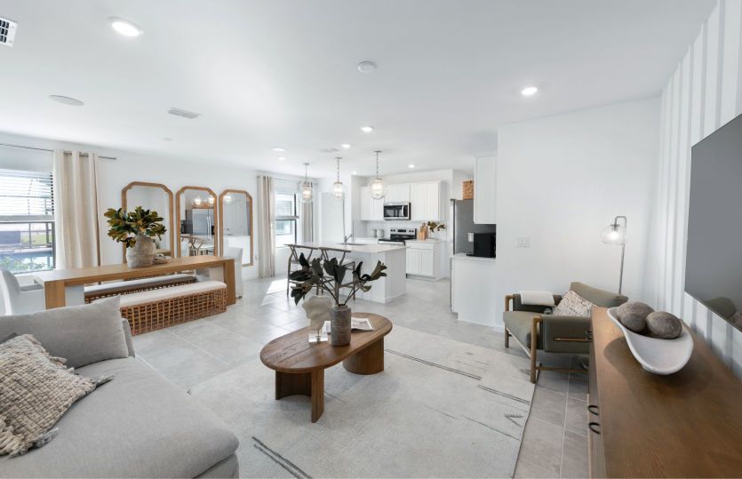 Spacious gathering room