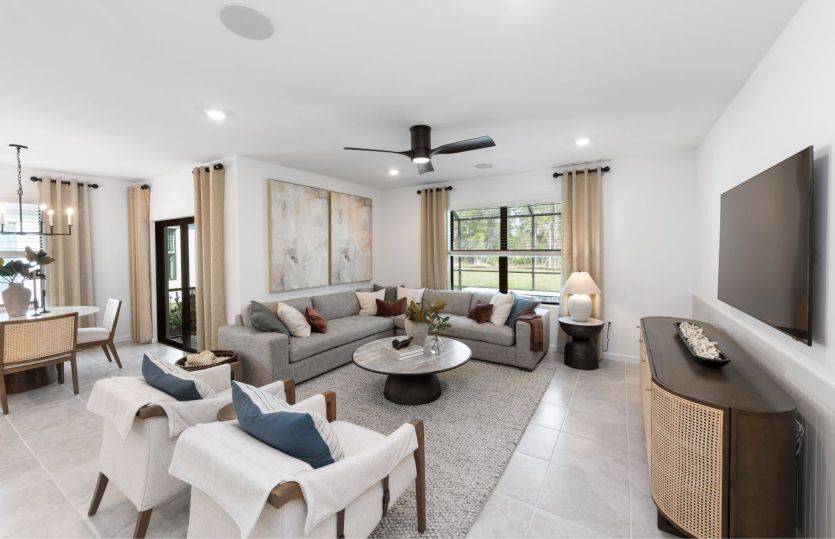 Spacious gathering room