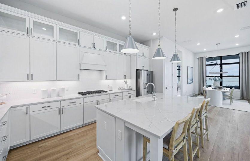 Kitchen with center island