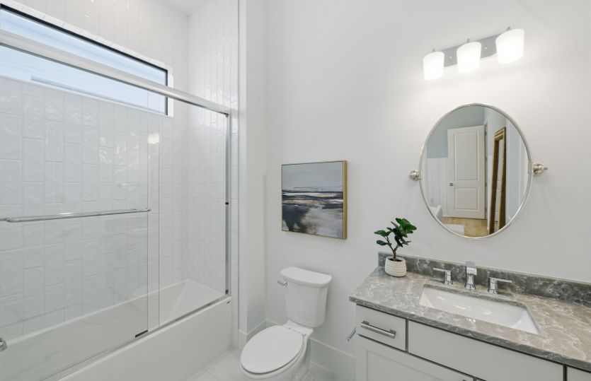 Secondary bathroom