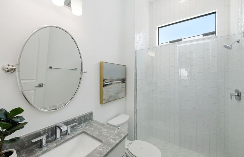 Secondary bathroom
