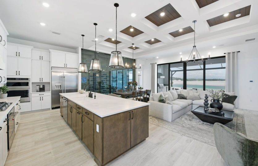 Open concept layout, perfect for hosting