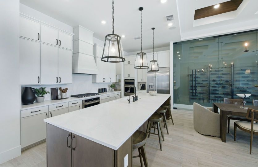 Kitchen with center island