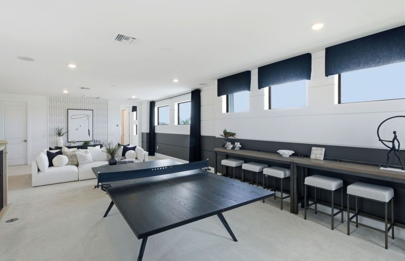 Loft space, perfect for game or movie nights