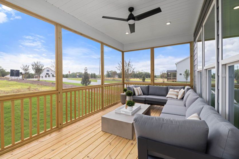 Screened Porch is the Perfect Outdoor Living Space - Model Representation