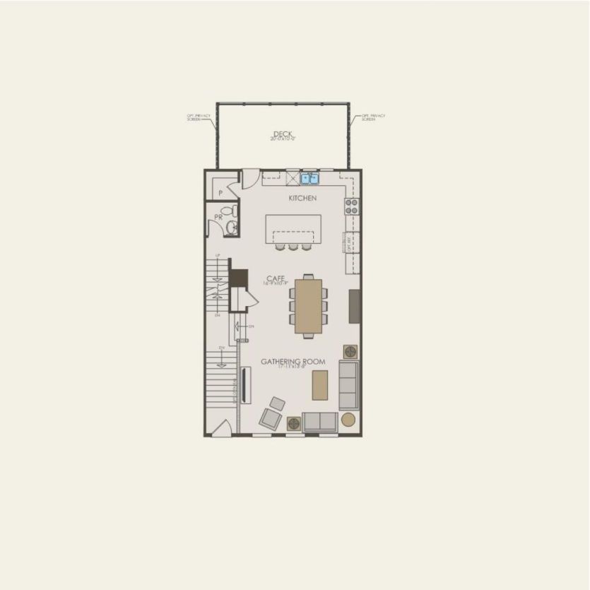 Second Floor 3 br / 2.5 ba