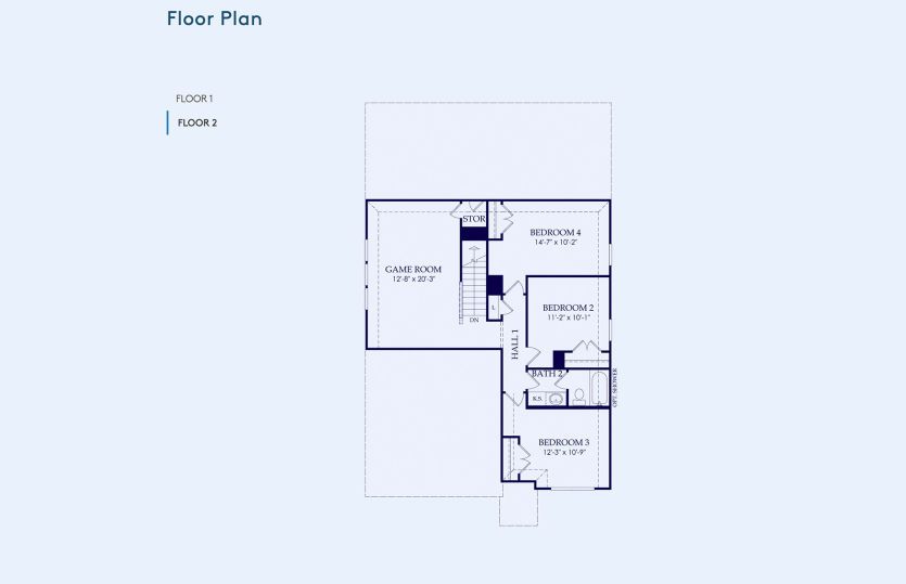 Jayton Floor Plan, Quick Move-In Home, Floor 2