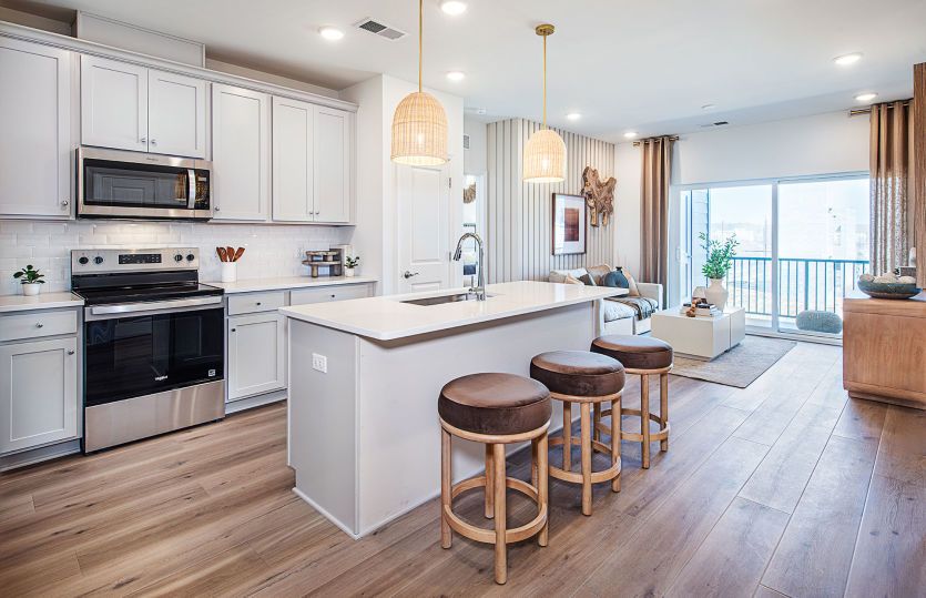 Open kitchen layout