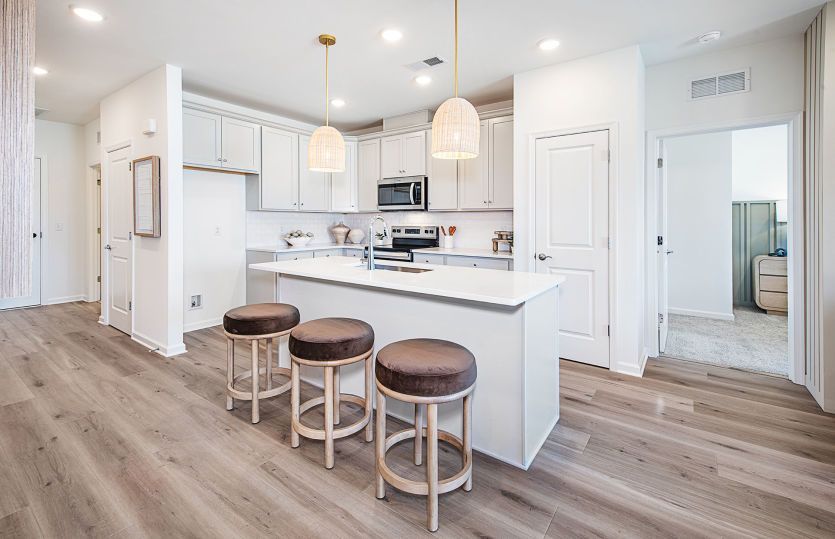 Open kitchen layout