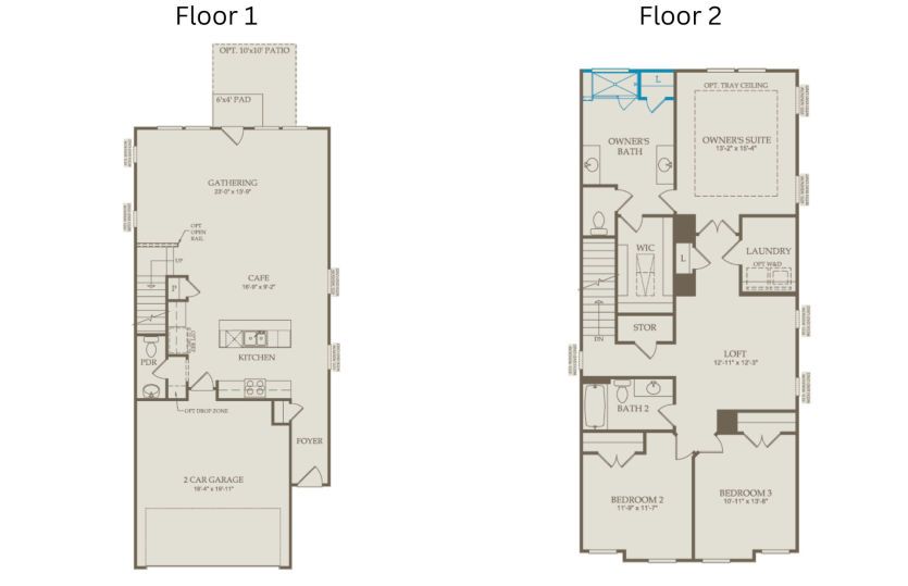 Floor Plan Level 1 & Level 2