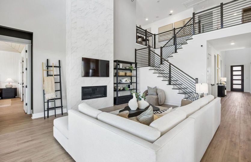 Gathering Room with Fireplace