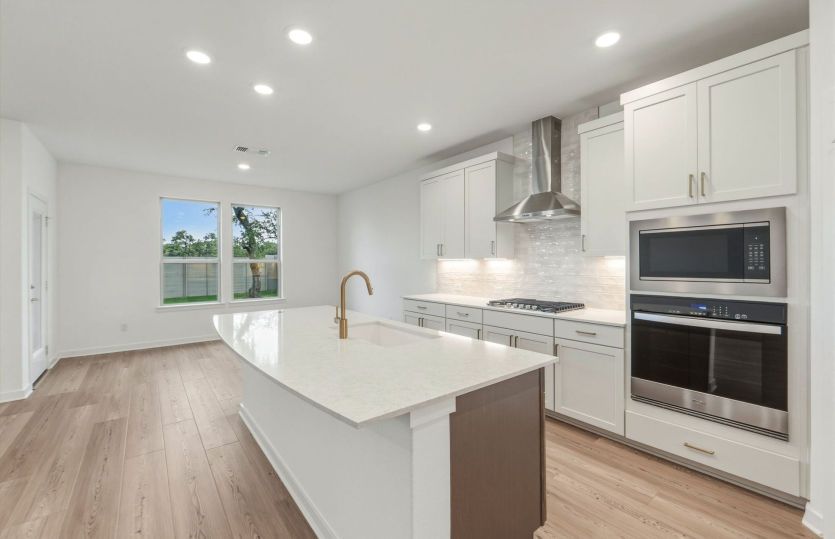 Kitchen Open to Dining Area