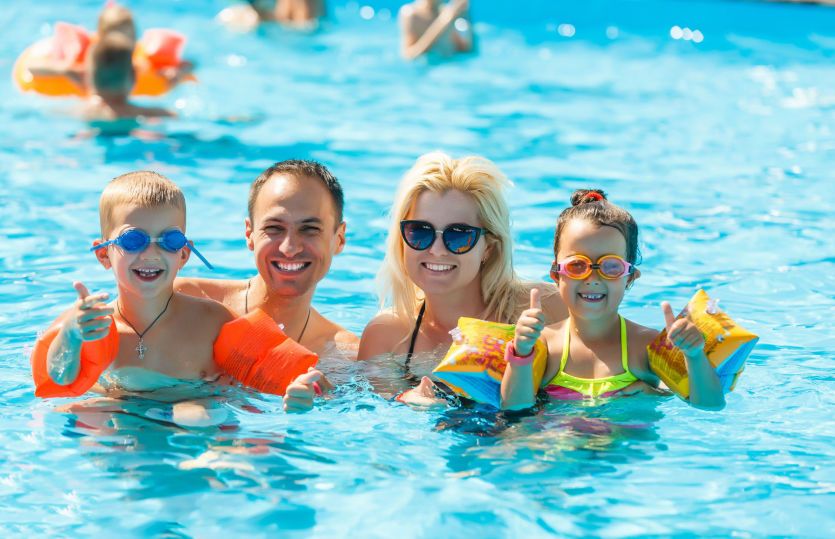 Neighborhood Swimming Pool for Cooling Off in Summers