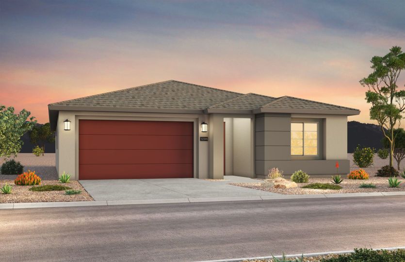 The Brownstone home shown in the Exterior C Elevation.