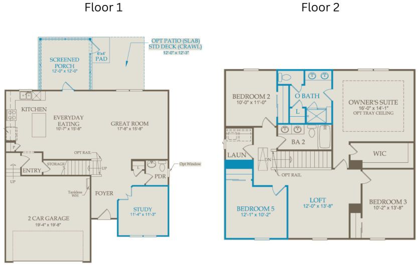 Floor Plan Level 1 & Level 2