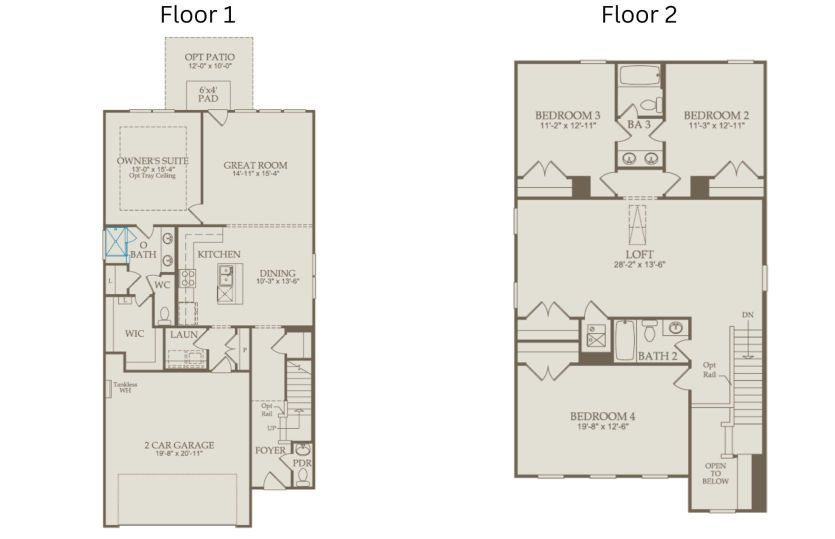 Floor Plan Level 1 & Level 2